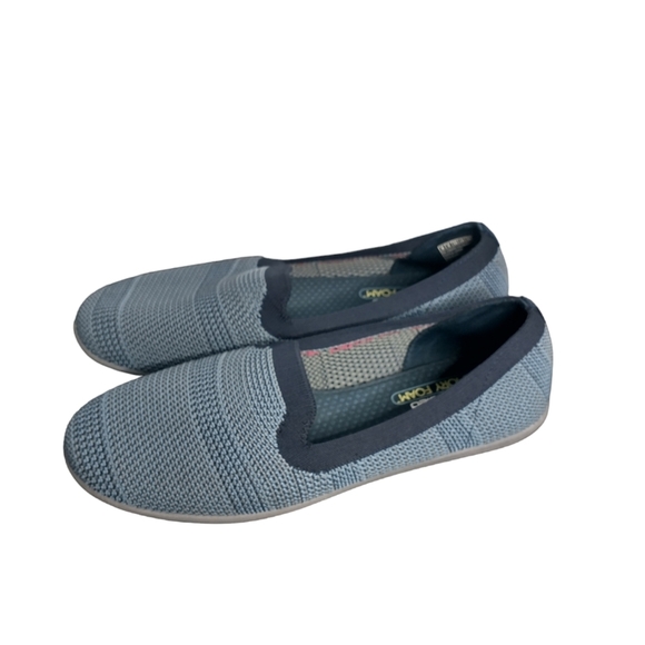 Skechers Women's Cleo Sport our Town Blue slip on shoes, size 9 - Picture 1 of 8
